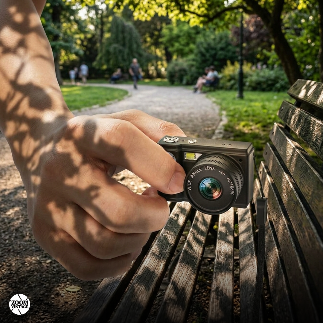 ZoomVintage Nano — Pocket Digital Camera with Film Filters