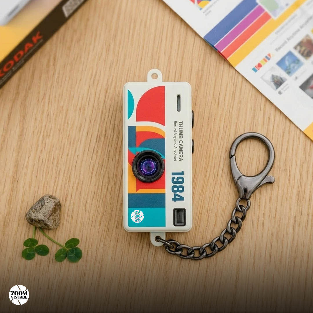 ZoomVintage RetroShot — Wide-Angle Digital Camera, 8 Colors