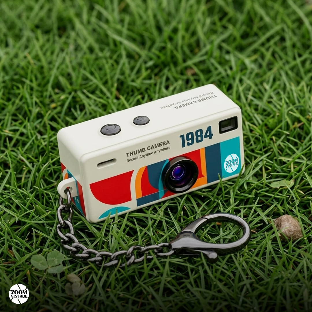 ZoomVintage RetroShot — Wide-Angle Digital Camera, 8 Colors