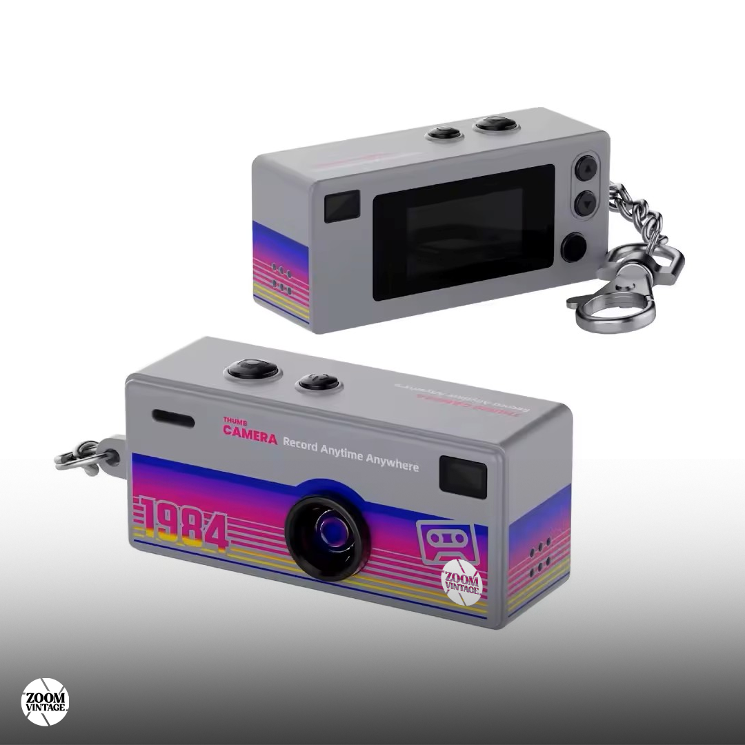 ZoomVintage RetroShot — Wide-Angle Digital Camera, 8 Colors – Zoom