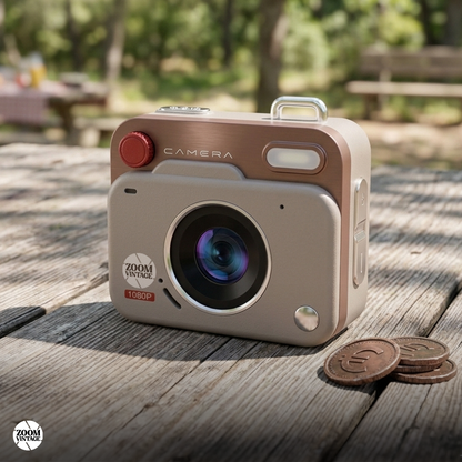 ZoomVintage Snap — CCD Digital Camera with Vintage Film Look